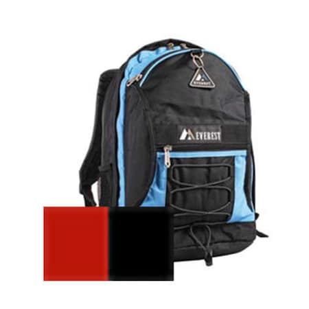 Everest Trading Everest 17 in. Two-tone Backpack with Mesh Pockets EV122696